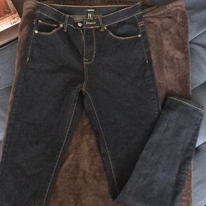 High waist skinny jeans